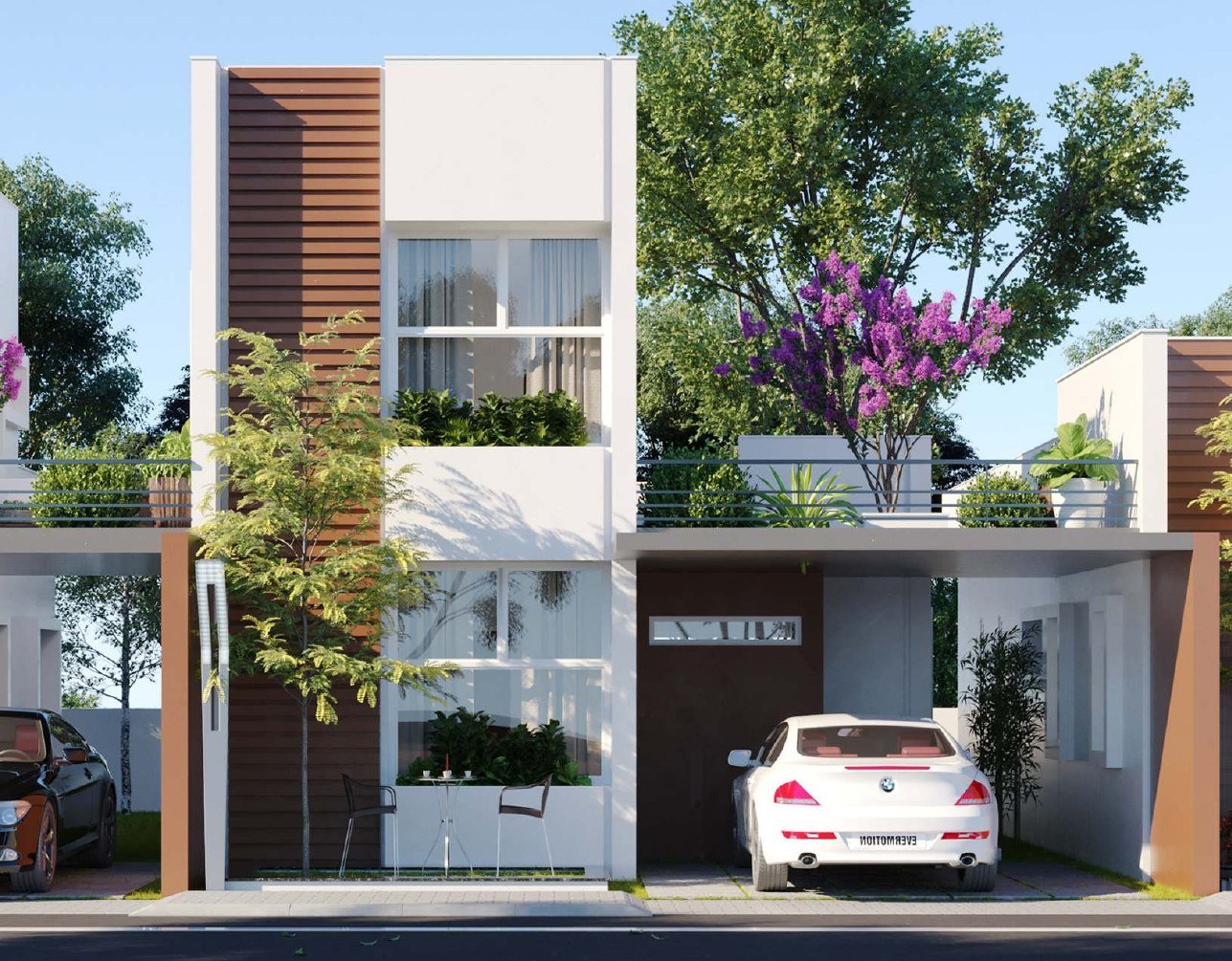 Deluxe villa project rendering