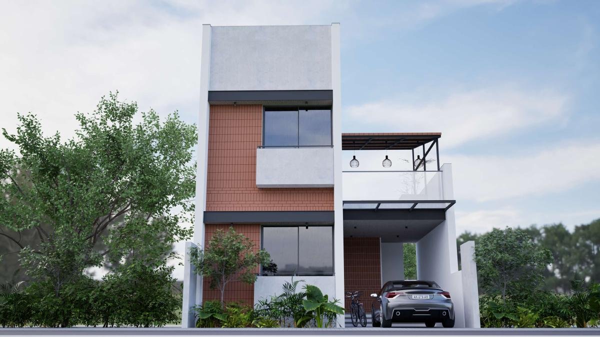 Architectural visualization of Graha Grand Agam villa